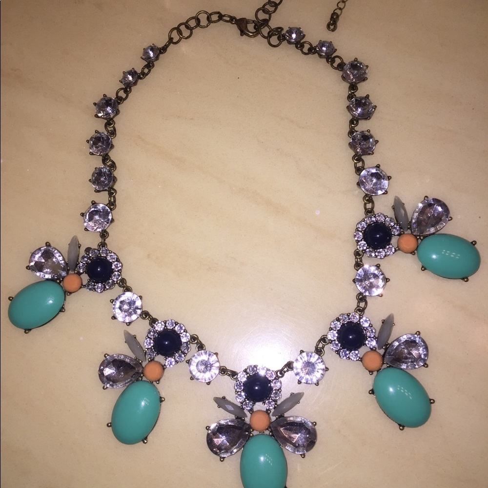 turquoise statement necklace
